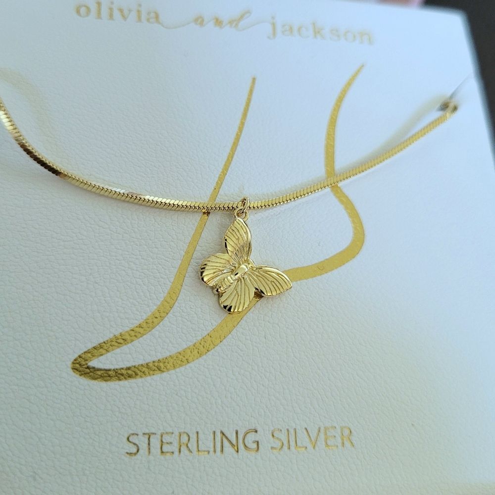 Olivia and Jackson Butterfly🦋 Charm Anklet - NIB - Picture 5 of 16